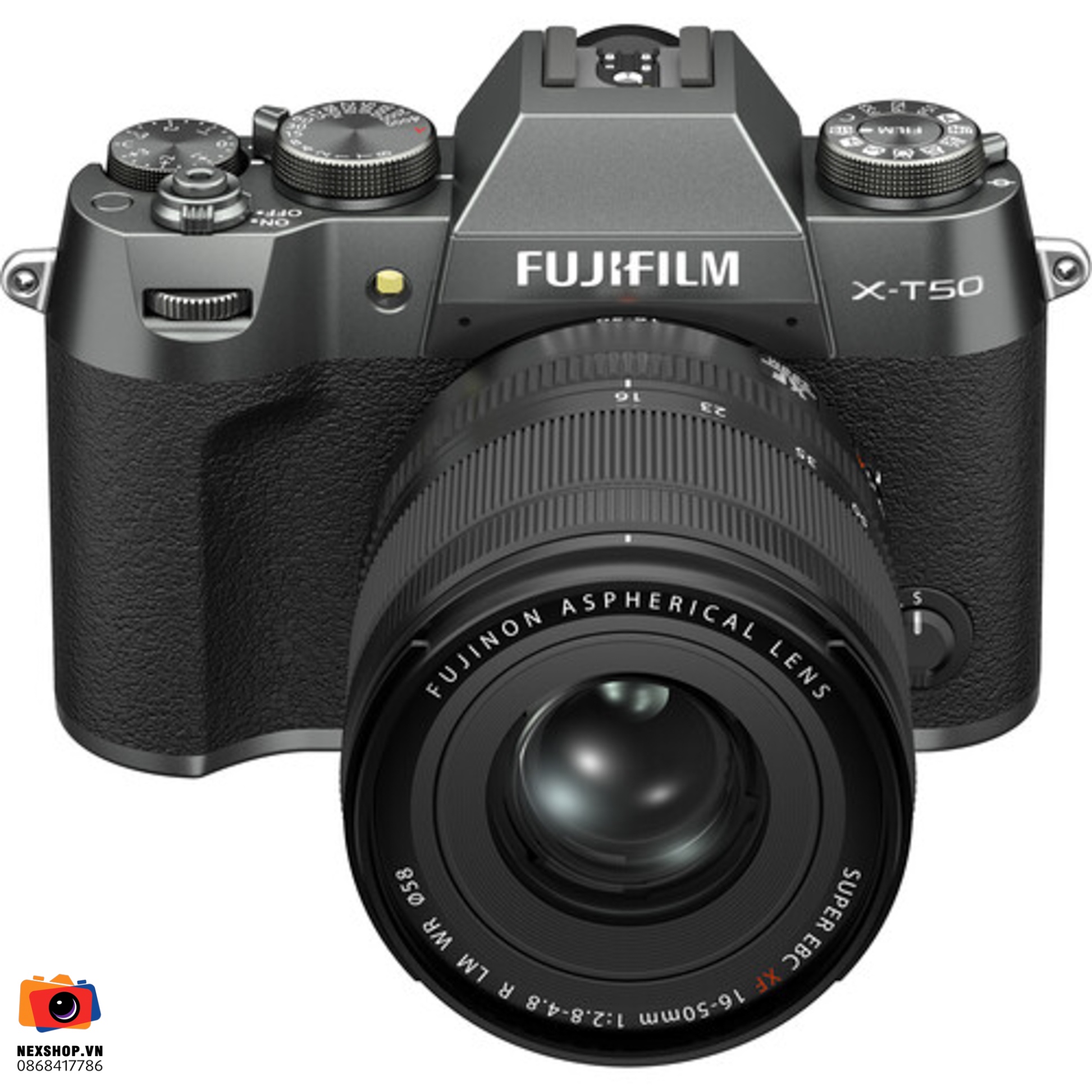 Máy ảnh Fujifilm X-T50 16-50mm Kit | Màu Than Bạc | Hàng chính hãng