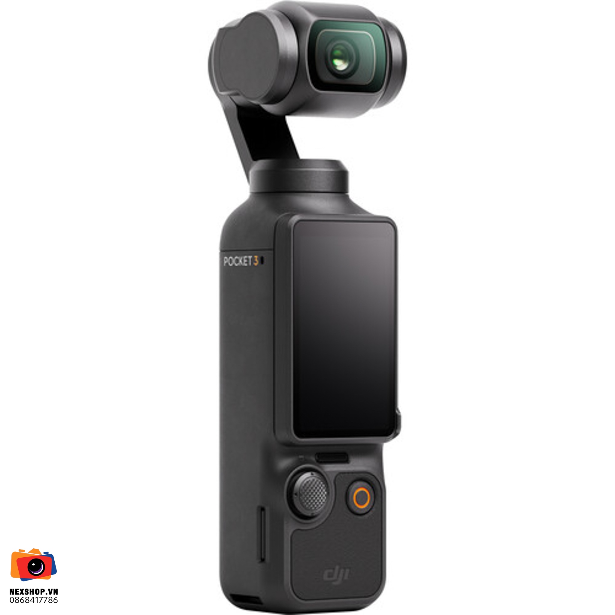 DJI Osmo Pocket 3 Creator Combo | Bảo hành 12 tháng | Chính hãng - mặt sau và phụ kiện đi kèm