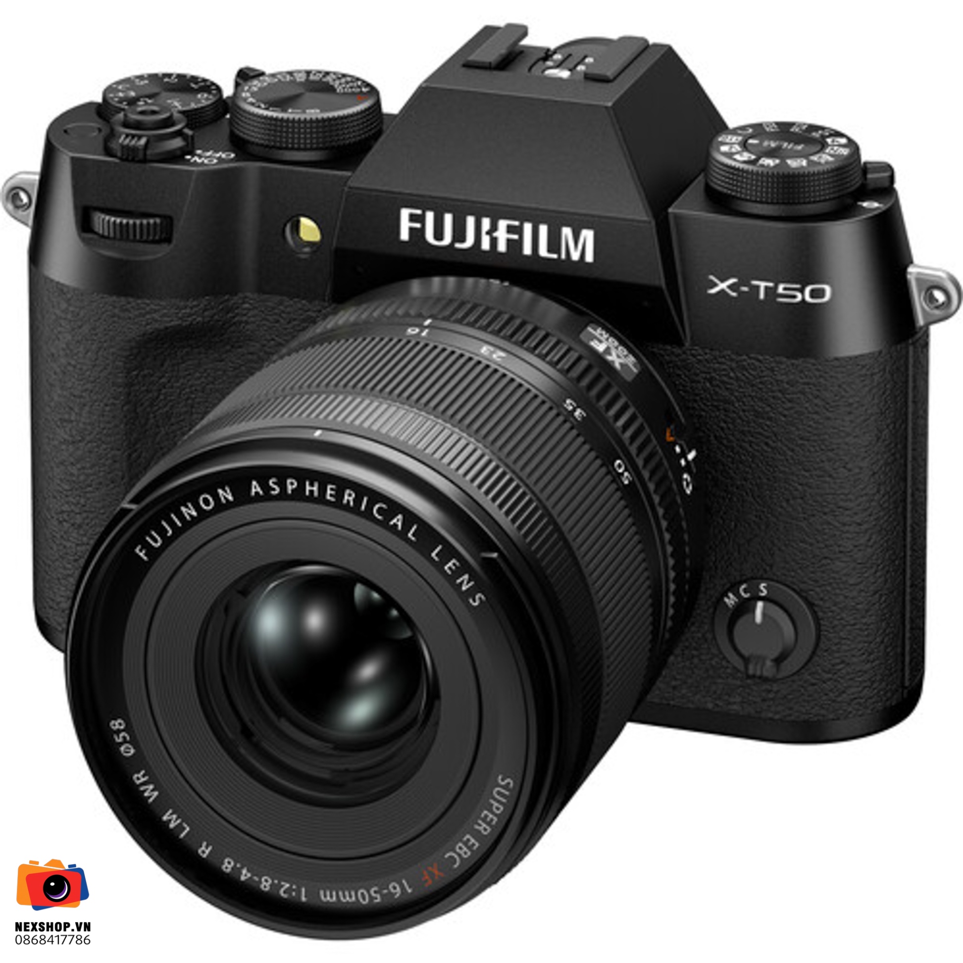 Máy ảnh Fujifilm X-T50 16-50mm Kit | Màu Đen | Hàng chính hãng