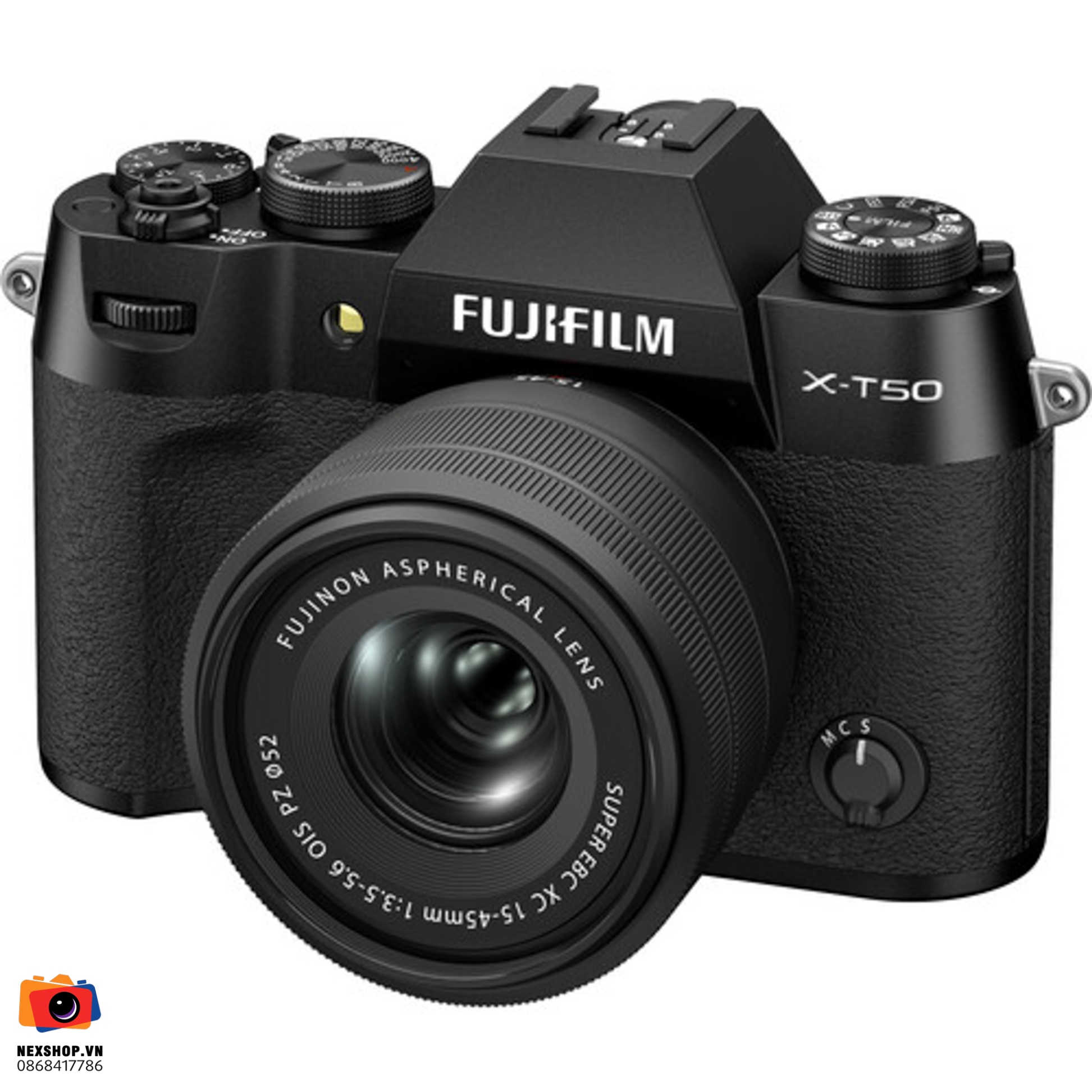 Máy ảnh Fujifilm X-T50 15-45mm Kit | Màu Đen | Hàng chính hãng