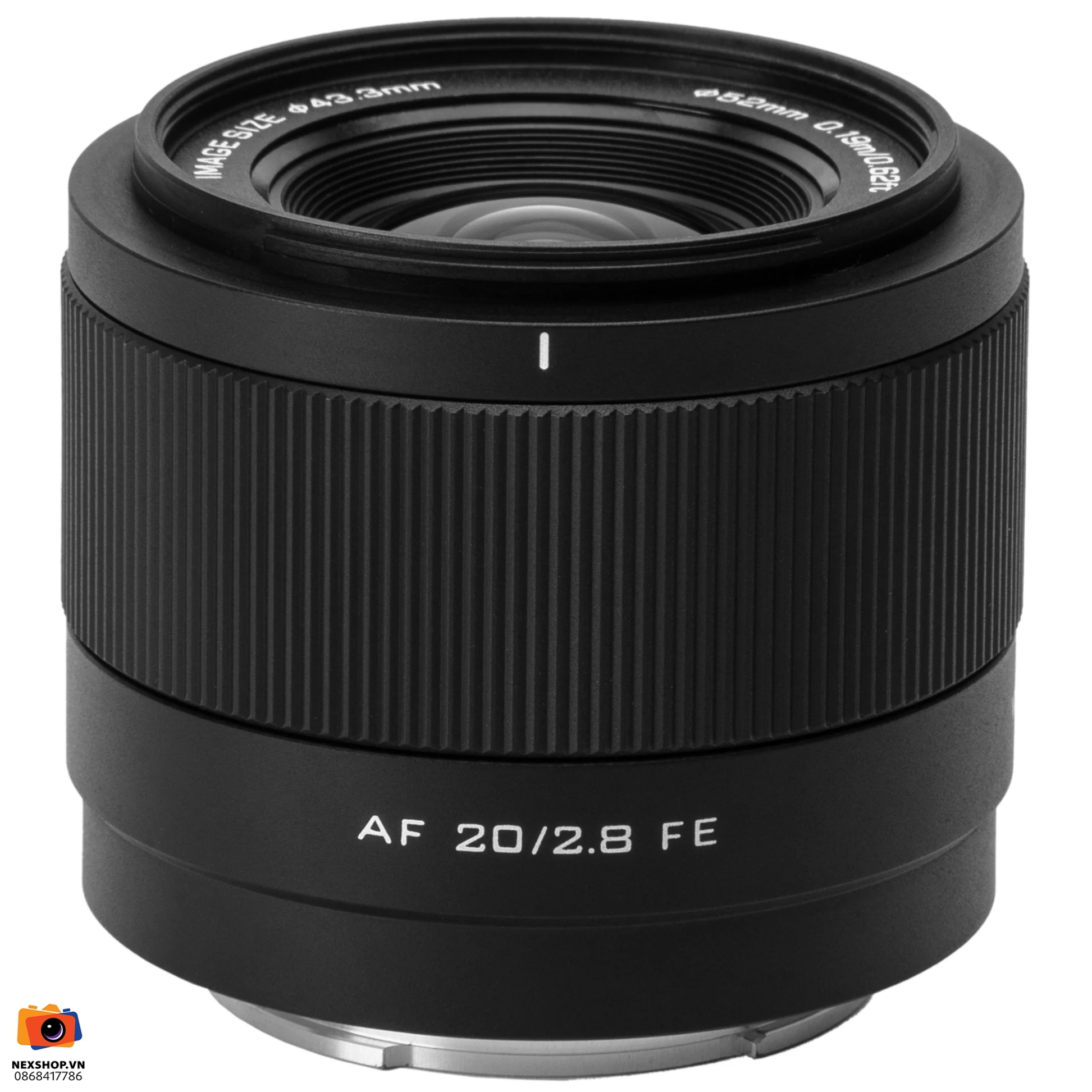 VILTROX AF 20mm F2.8 FE 157g Lighteight Wide Angle Large Aperture Auto Focus | Chính hãng