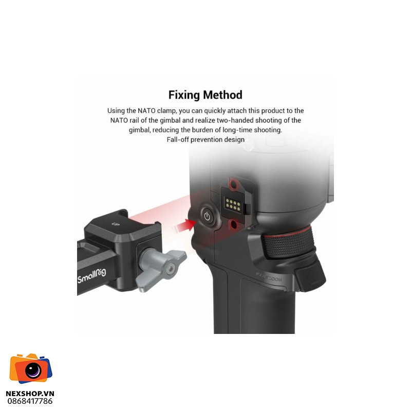 Handgrip 2 Tay SMALLRIG 3027 Cho DJI RS | Chính hãng - cấu hình hộp sạc