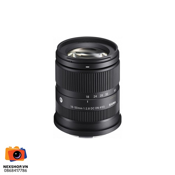 Ống kính Sigma 18-50mm DC DN (C) for Canon RF Mount Chính
