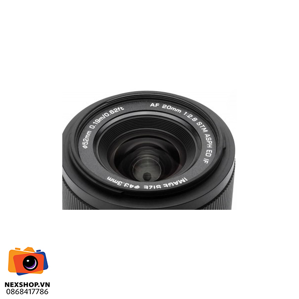 Ống kính Viltrox AF 20mm f/2.8 for Nikon Z-mount Full Frame