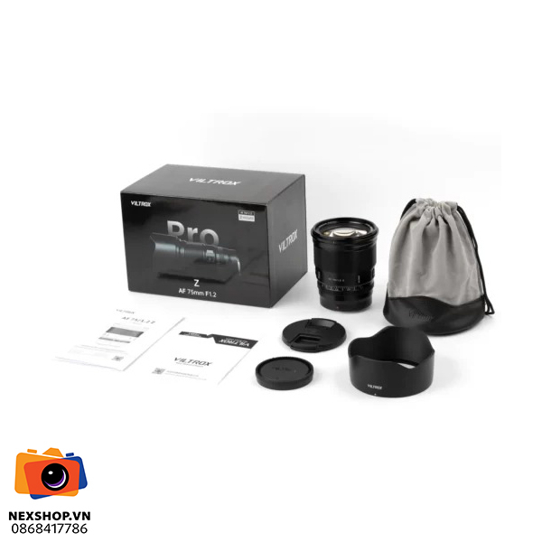 Ống kính Viltrox AF 75mm f/1.2 for Nikon Z-mount APS-C