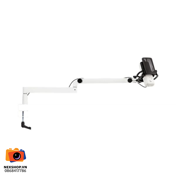 Gậy đỡ Elgato Wave Mic Arm LP White | Chính hãng - mặt sau và phụ kiện đi kèm