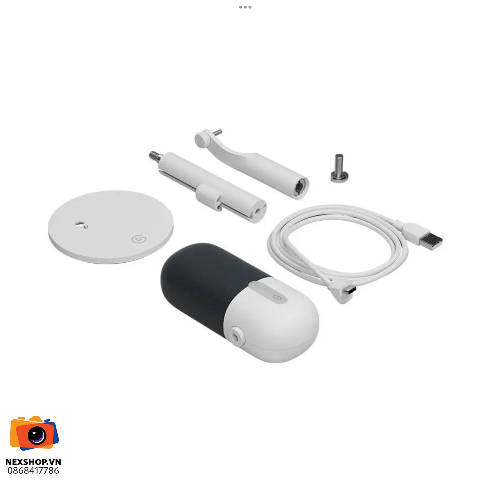 Microphone Elgato Wave Neo | Thiết kế hiện đại | Chính hãng - mặt sau và phụ kiện đi kèm