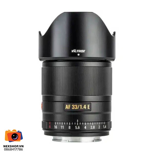 Ống kính Viltrox AF 33mm f/1.4 E for Sony APS-C | Chính hãng - cấu hình hộp sạc
