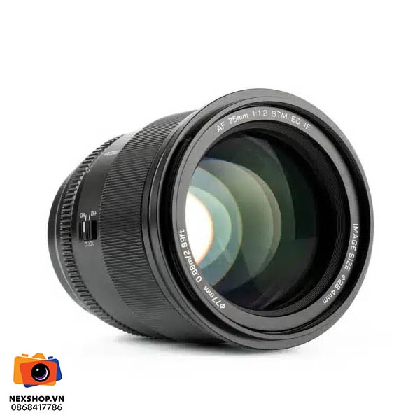 Ống kính Viltrox AF 75mm f/1.2 PRO E | Chính hãng - cấu hình hộp sạc