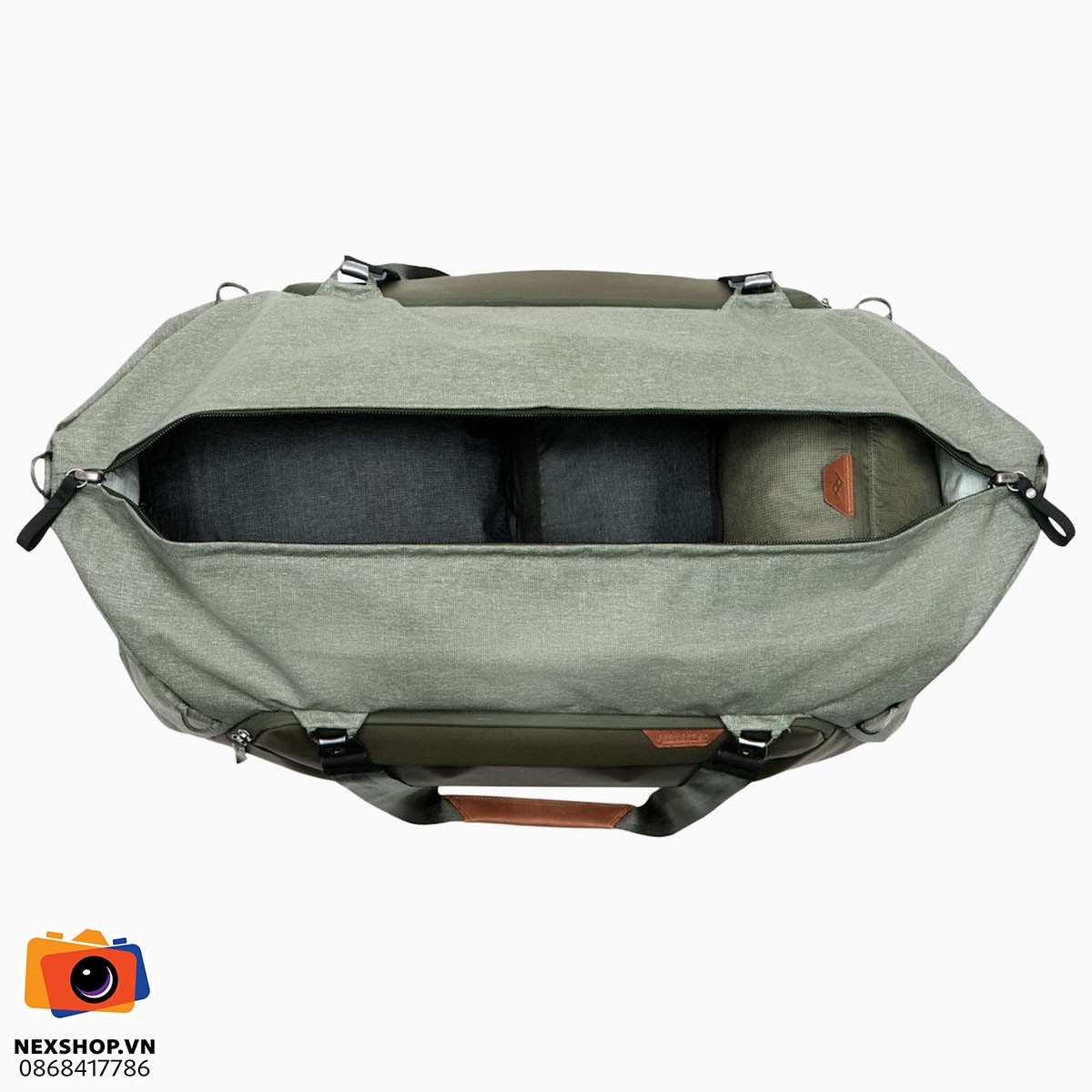 Túi Peak Design Travel Duffel 80L | Màu Xanh Xám | Chính hãng