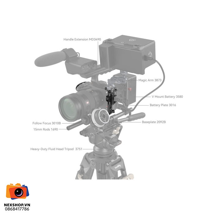 SMALLRIG Cage for Sony FX3/FX30 Camera 4183