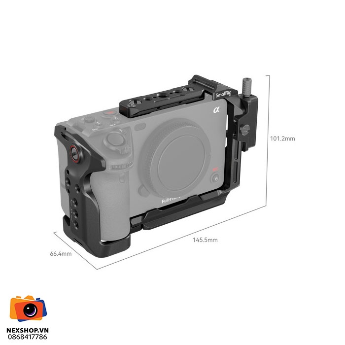 Cage 4183 cho Sony FX3/FX30 | Chính hãng, Bền Bỉ - cấu hình hộp sạc