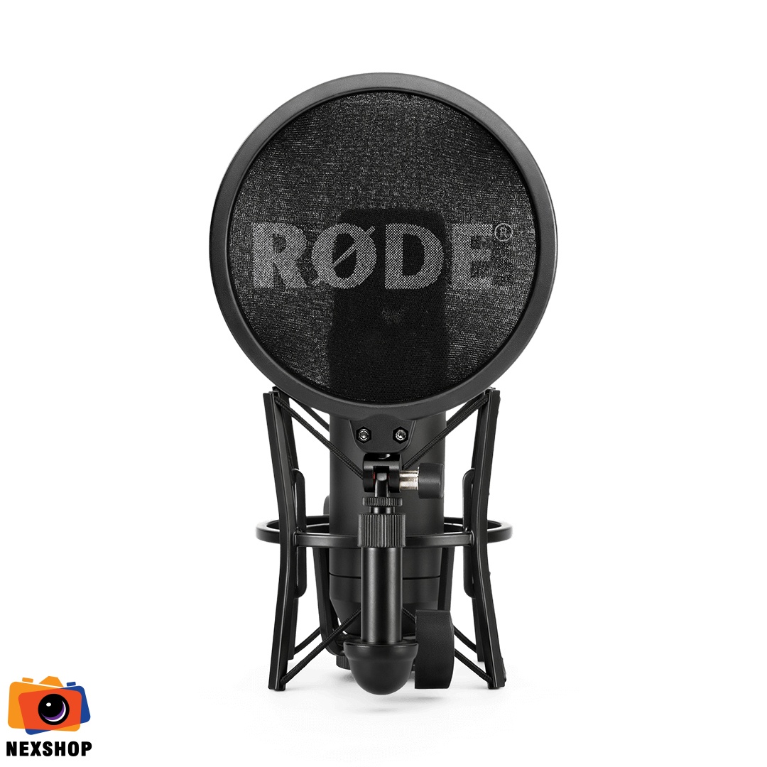 Microphone RODE NT1 Signature (Black) | Chính Hãng - mặt sau và phụ kiện đi kèm