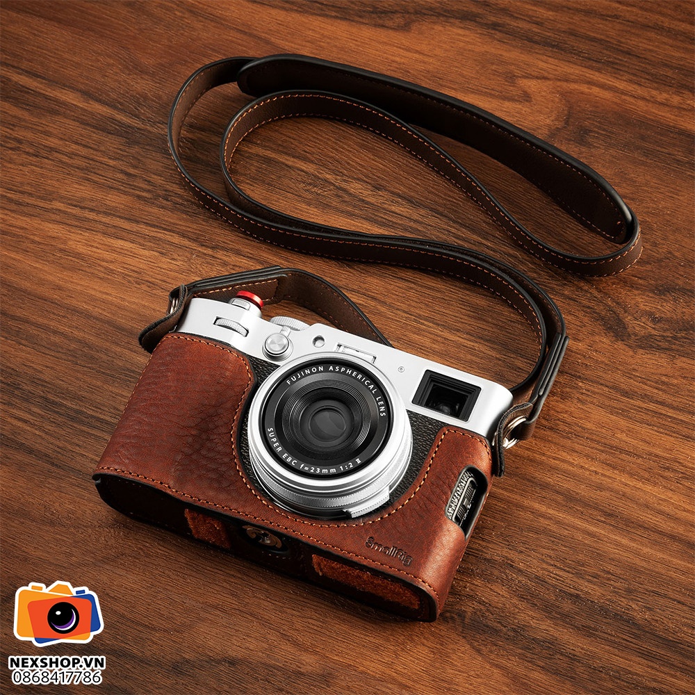 Bao da Leather Half Case Kit for FUJIFILM X100VI | Brown