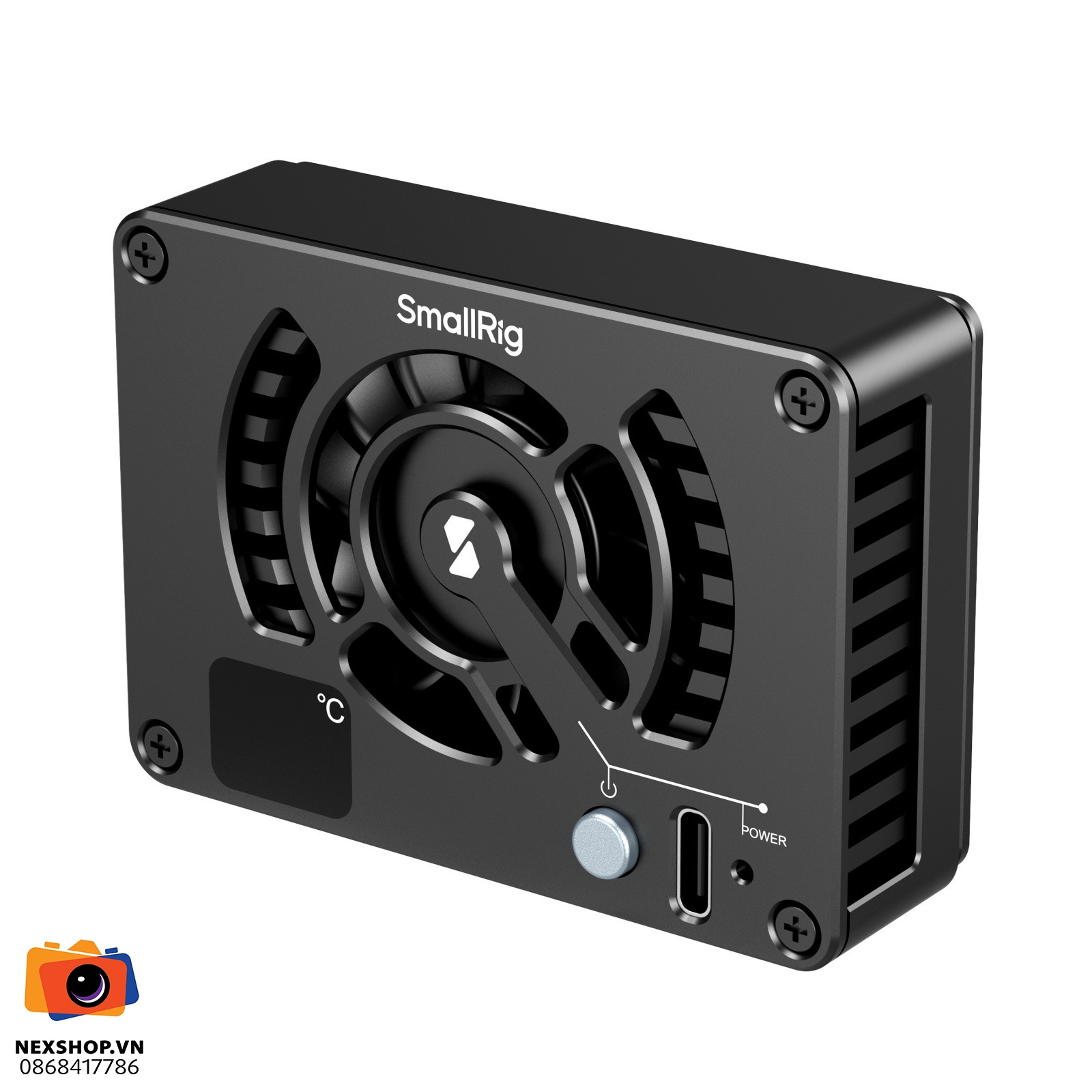 Quạt tản nhiệt SmallRig Cooling System | Chính hãng - cấu hình hộp sạc