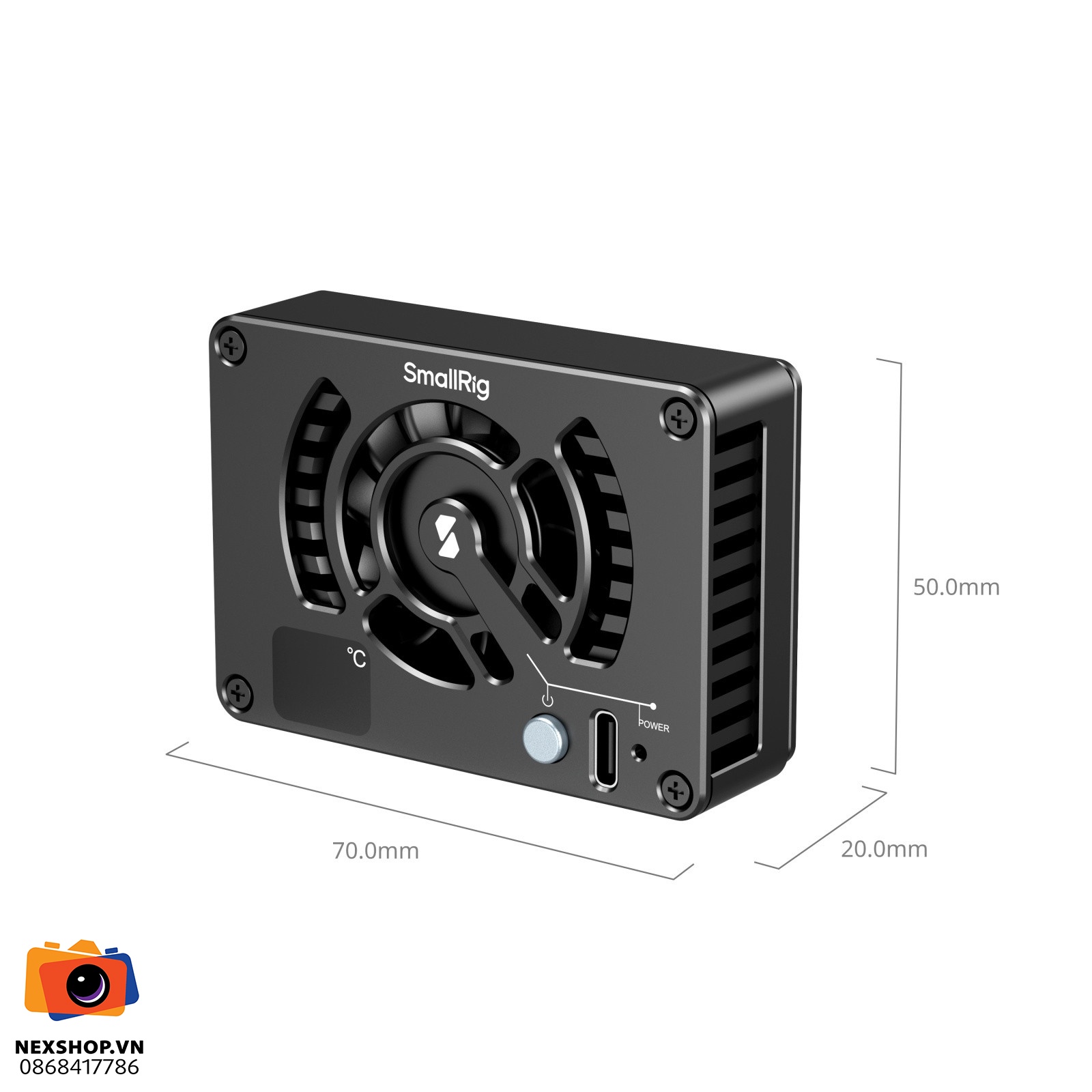 Quạt tản nhiệt SmallRig Cooling System | Chính hãng - khả năng kết nối thiết bị