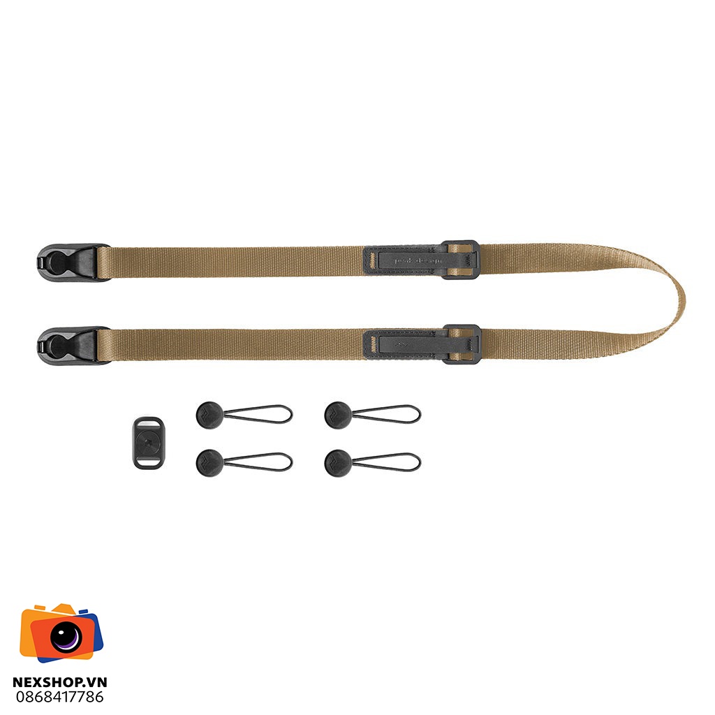 Dây đeo máy ảnh Peak Design Leash Ver2 - Camera Strap - Màu Coyote - khả năng kết nối thiết bị