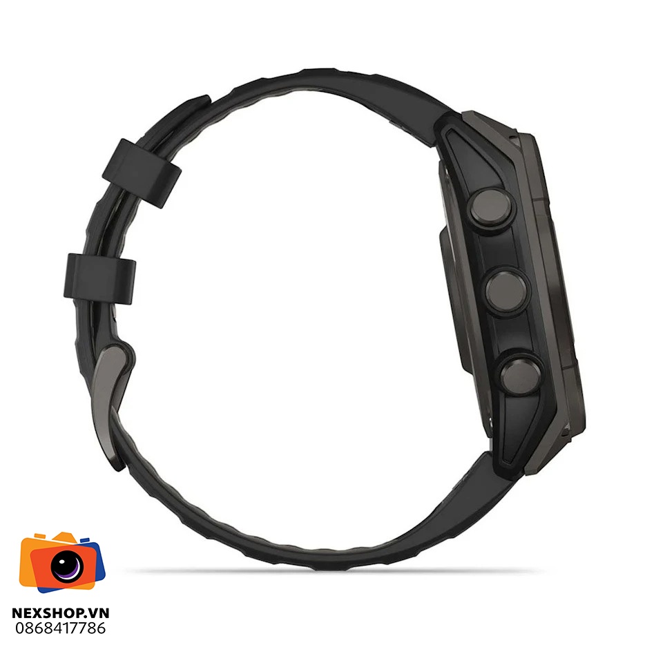 Đồng hồ thông minh Garmin Fenix 8 47mm | Chính hãng - mặt sau và phụ kiện đi kèm