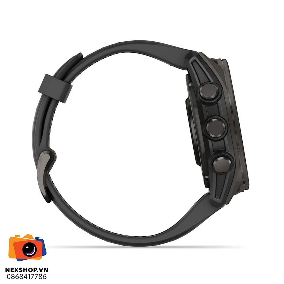 Đồng hồ thông minh Fenix 8 43mm | Màn hình AMOLED, Sapphire | Chí - mặt sau và phụ kiện đi kèm