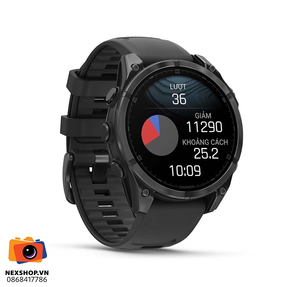 Đồng hồ thông minh Fenix 8 47mm | Chính hãng | nexshop.vn - khả năng kết nối thiết bị