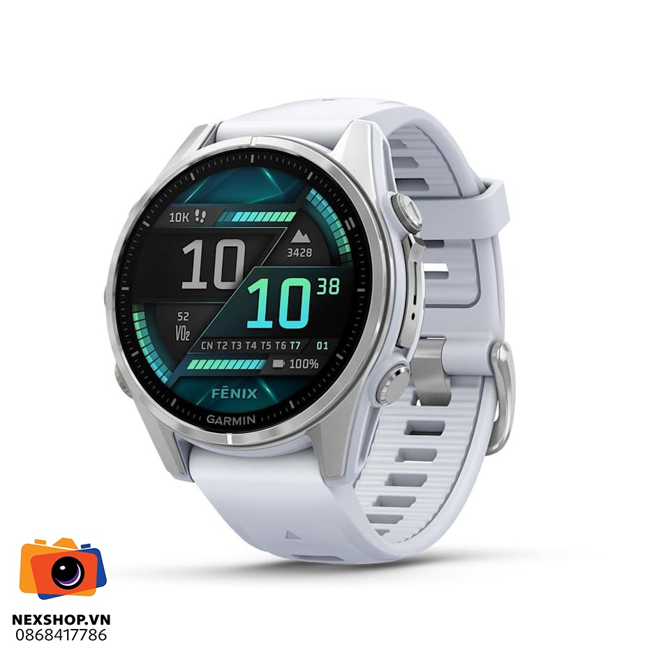 Đồng Hồ Thông Minh Fenix 8 43mm AMOLED | Chính Hãng - thiết kế và hoàn thiện