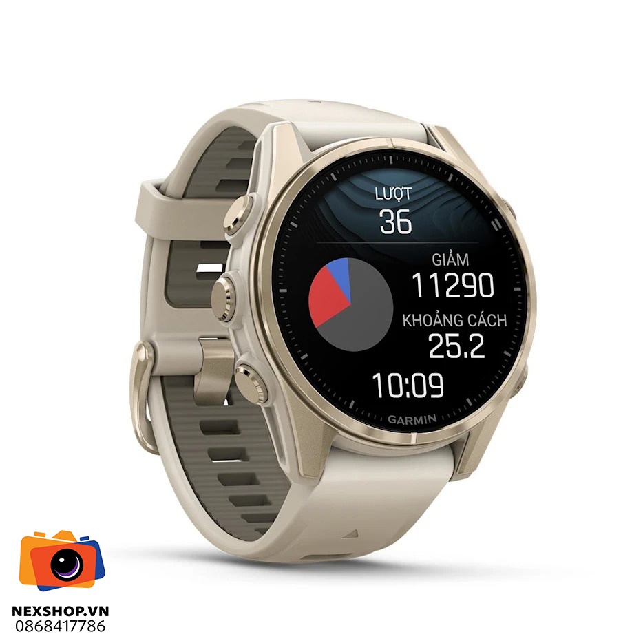 Đồng hồ thông minh Fenix 8 43mm AMOLED Sapphire | Chính hãng - khả năng kết nối