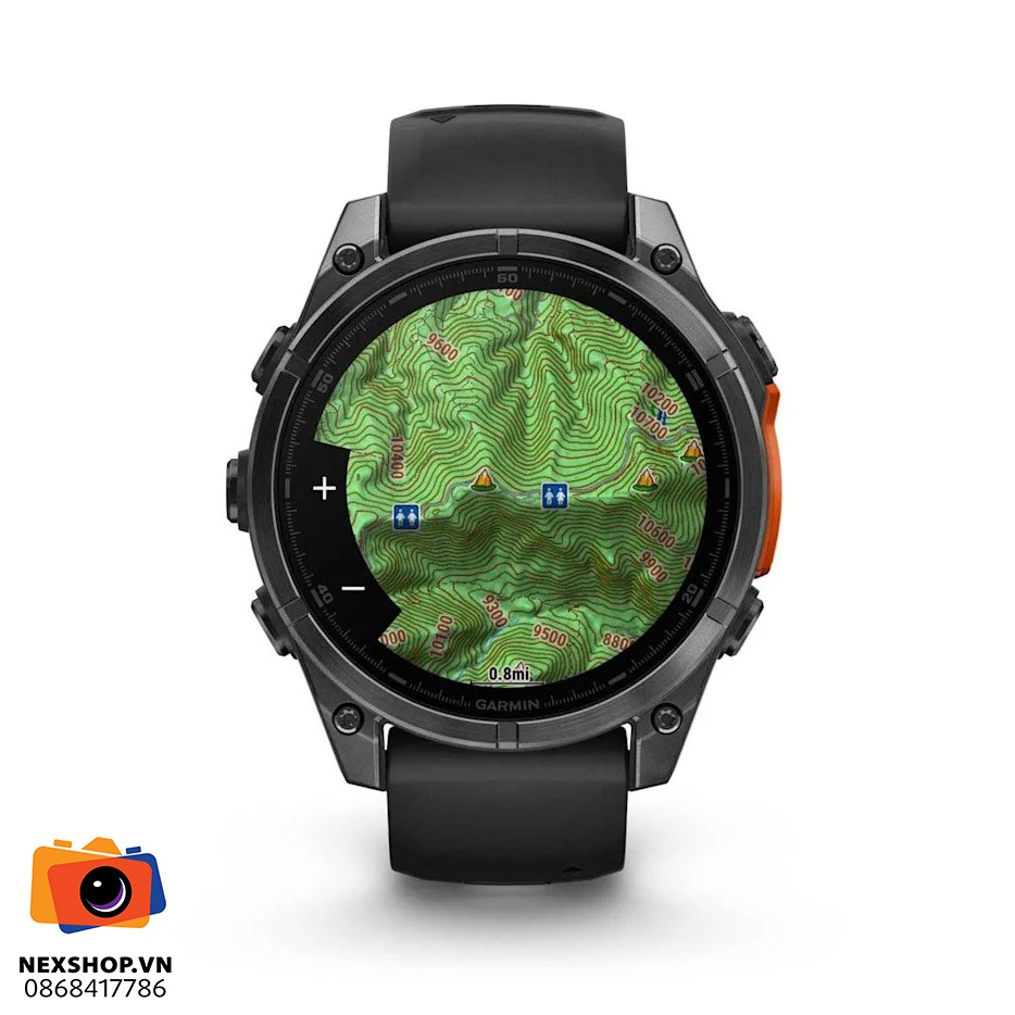 Đồng hồ thông minh Fenix 8 47mm | Chính hãng | nexshop.vn - cấu hình hộp sạc