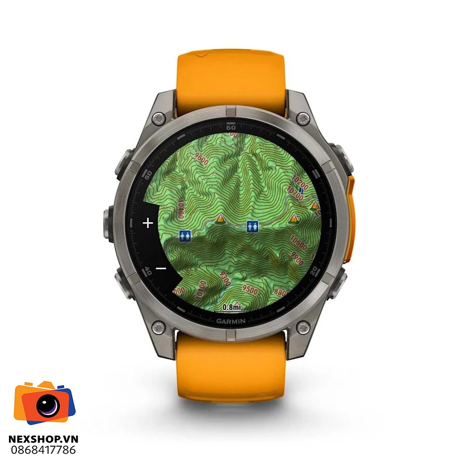 Đồng hồ thông minh Fenix 8 47mm AMOLED Sapphire | Chính hãng - cấu hình hộp sạc