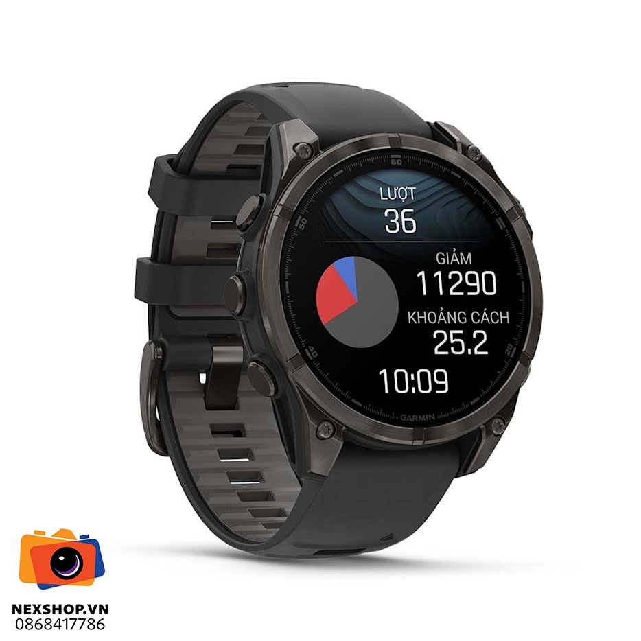 Đồng hồ thông minh fenix 8 47mm, AMOLED, Sapphire, Màu | Chính h — ảnh 3