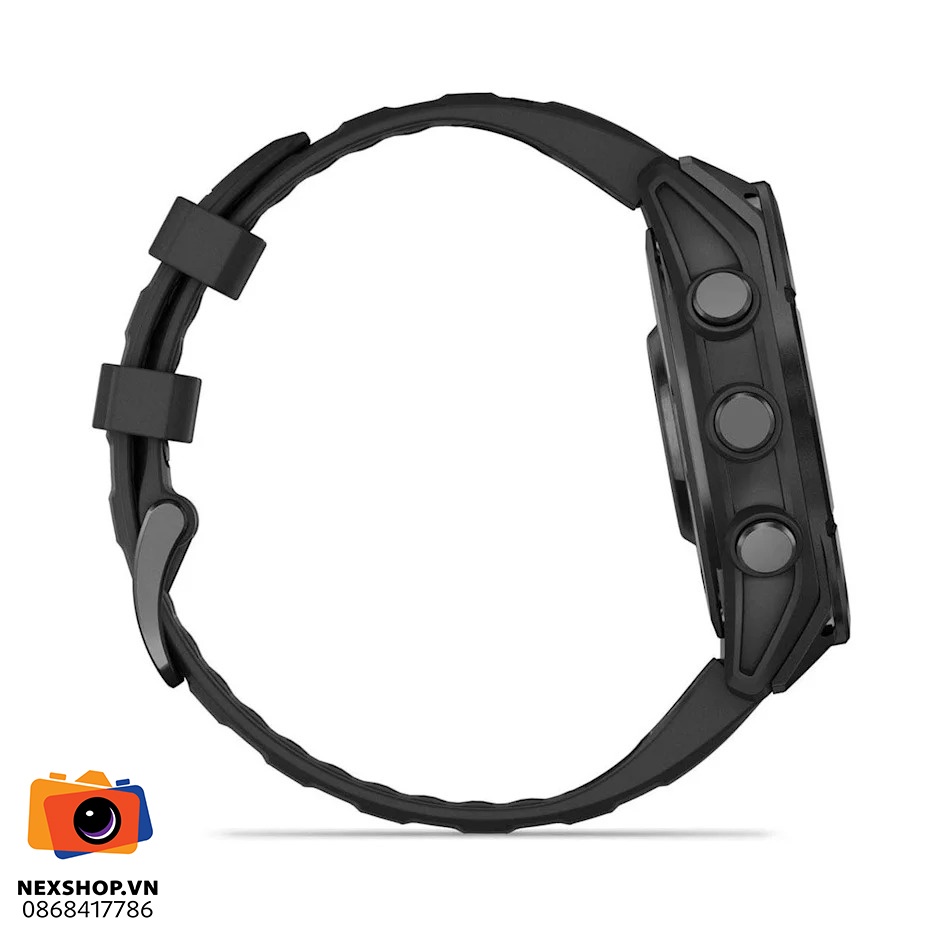 Đồng hồ thông minh Fenix 8 47mm | Chính hãng | nexshop.vn - mặt sau và phụ kiện đi kèm
