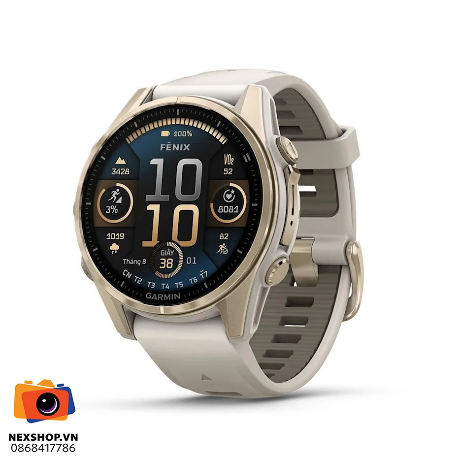 Đồng hồ thông minh Fenix 8 43mm AMOLED Sapphire | Chính hãng - thiết kế và hoàn thiện