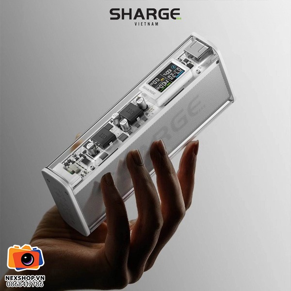 Pin dự phòng Shargeek 140 | 20000mAh - Slim Gen 2 | Màu Trắng | Chính hãng