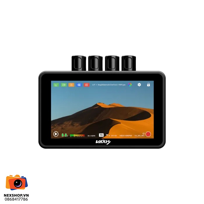 Vaxis Atom A5 5.5″ Wireless RX/TX SDI/HDMI Monitor | Chính Hãng