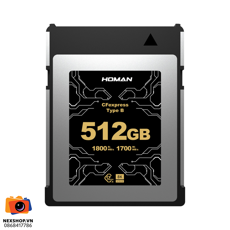Thẻ nhớ HOMAN CFexpress Card Type B 512GB