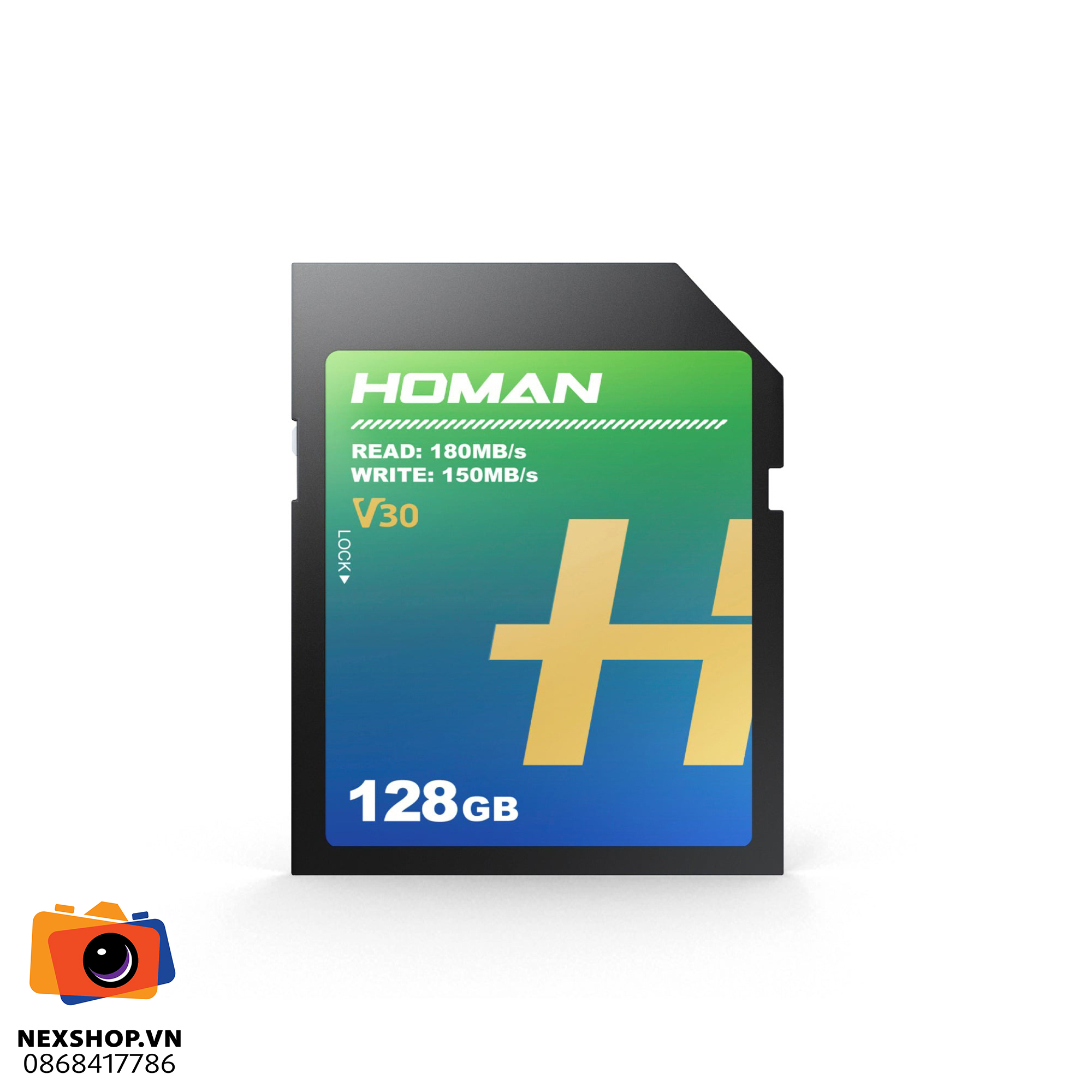Thẻ nhớ HOMAN UHS-I SD Card V30 128GB
