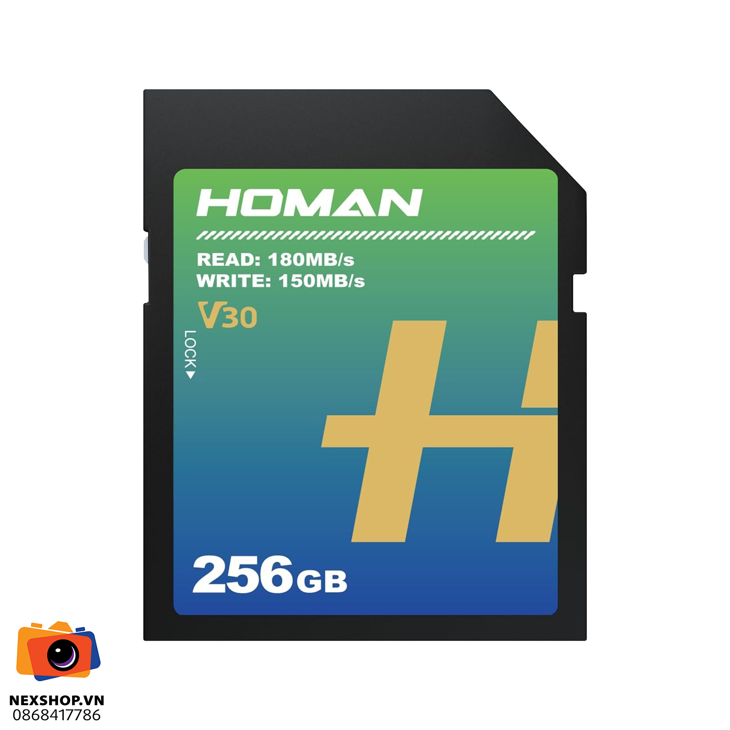 Thẻ nhớ HOMAN UHS-I SD Card V30 256GB