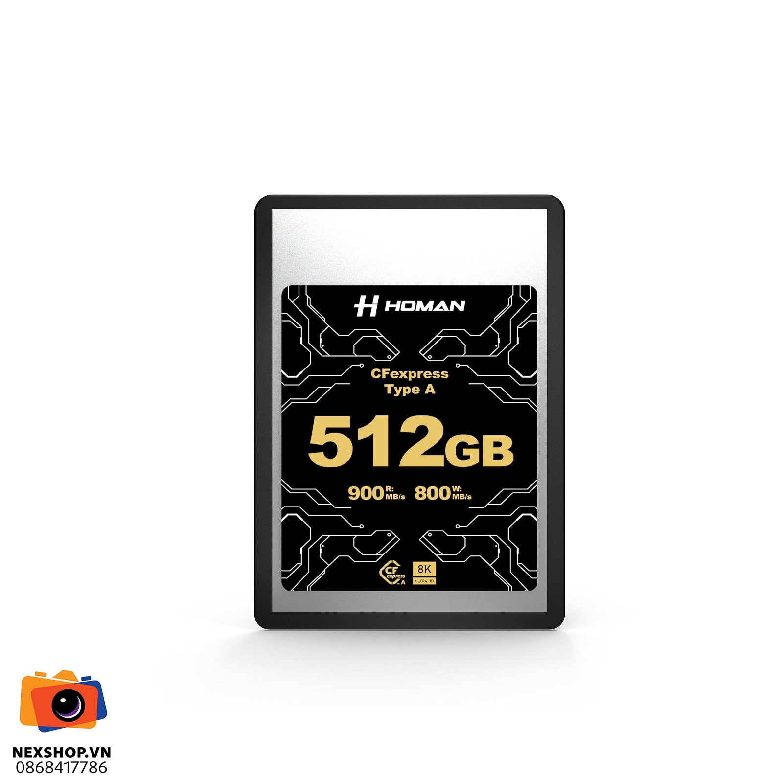 Thẻ nhớ HOMAN CFexpress Card Type A 512GB