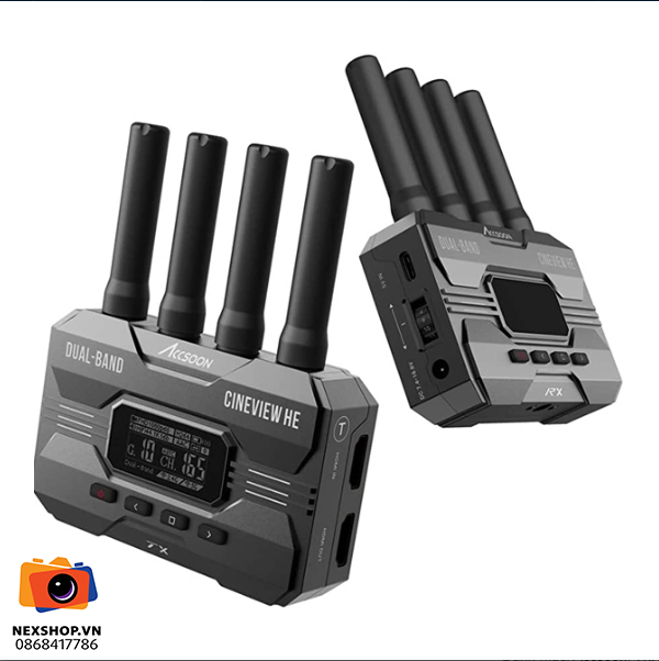 Bộ truyền tín hiệu không dây Accsoon CineView HE | Chính hãng