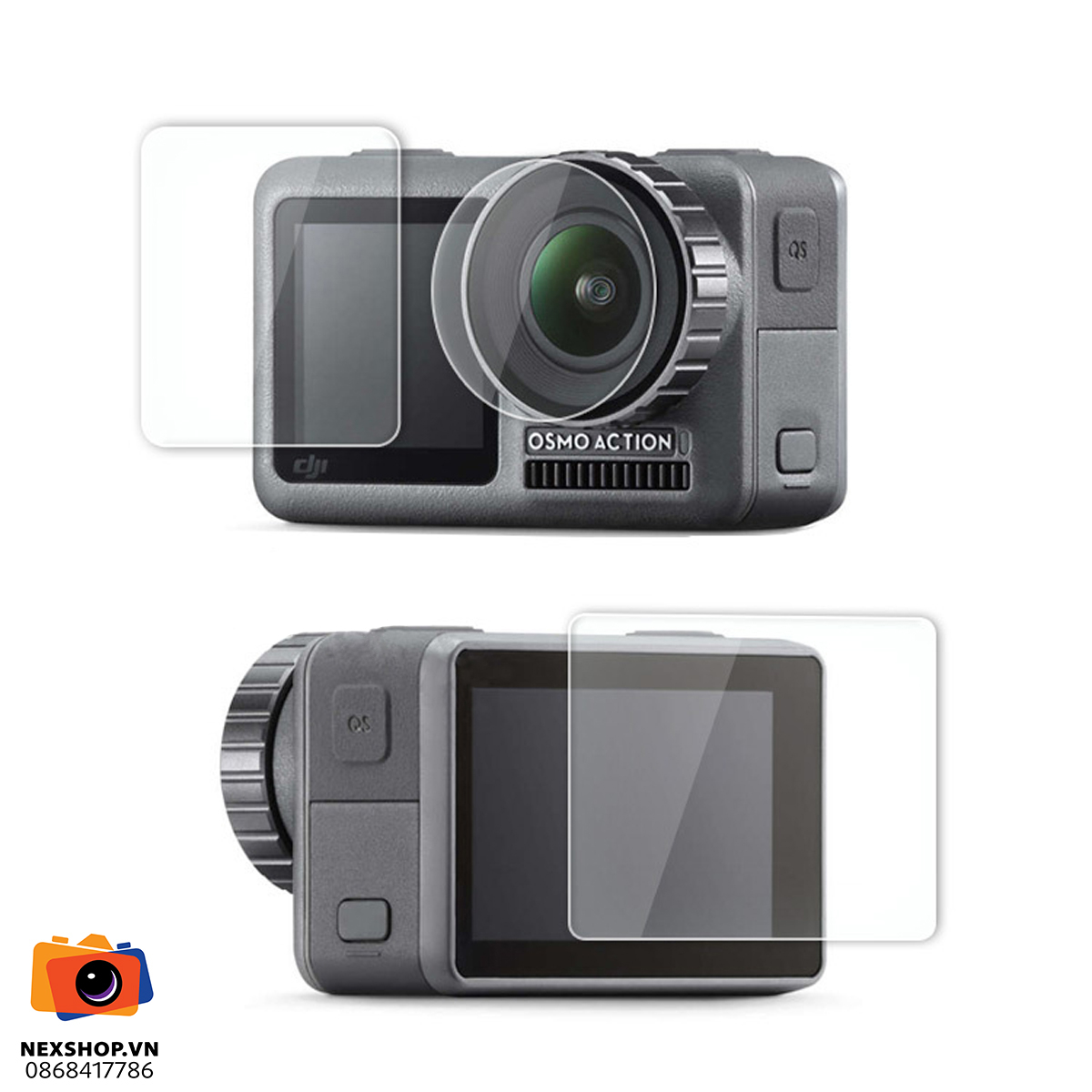 Miếng dán cường lực DJI Osmo Action | Chính hãng - chi tiết sản phẩm