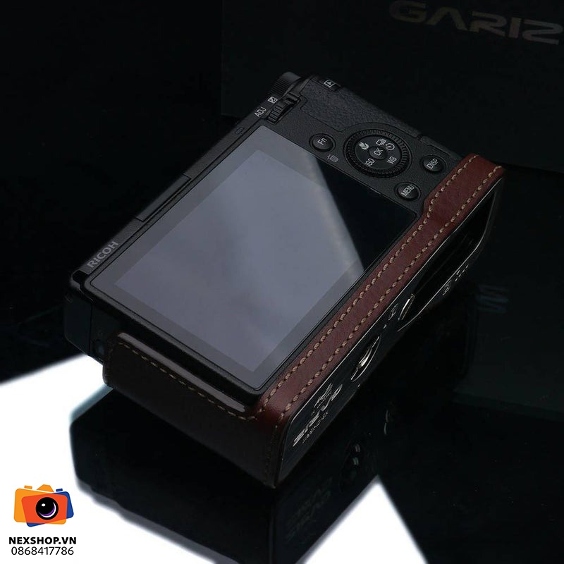 Bao da cho Ricoh GR III | Màu nâu | Chính hãng | NexShop - khả năng kết nối thiết bị