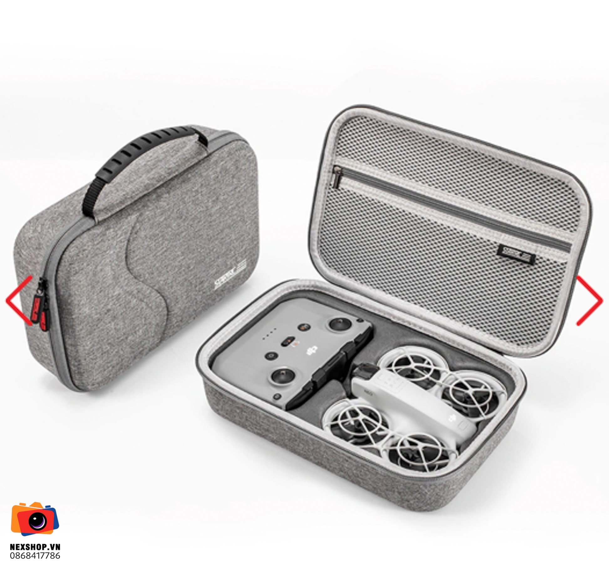 Case Chống Shock DJI NEO | StartRC | Đơn Lẻ | Chính Hãng - cấu hình hộp sạc