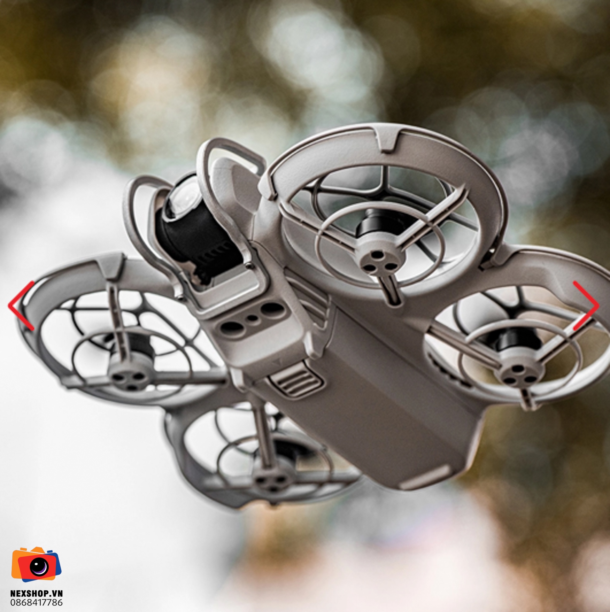 STARTRC Ốp Bảo Vệ Gimbal cho DJI Neo | Chính hãng NexShop - mặt sau và phụ kiện đi kèm