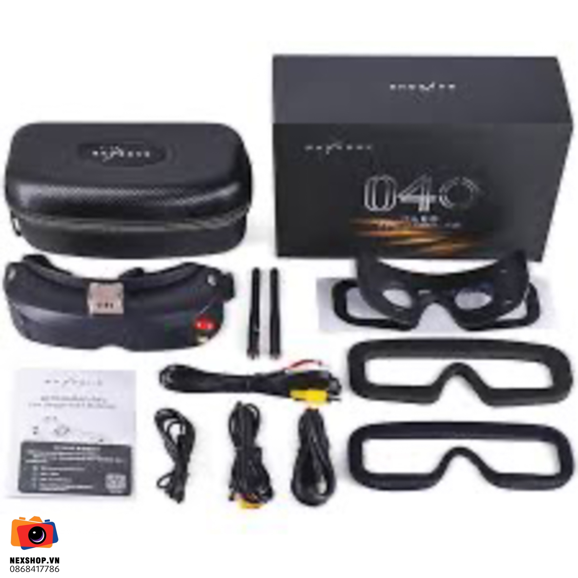 Kính Goggles FPV Skyzone SKY04O PRO | Màu Đen | Chính hãng