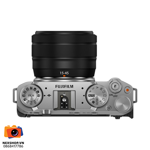 Máy ảnh FUJIFILM X-M5 với ống kính 15-45mm F3.5-5.6 Màu Bạc | Hàng chính hãng