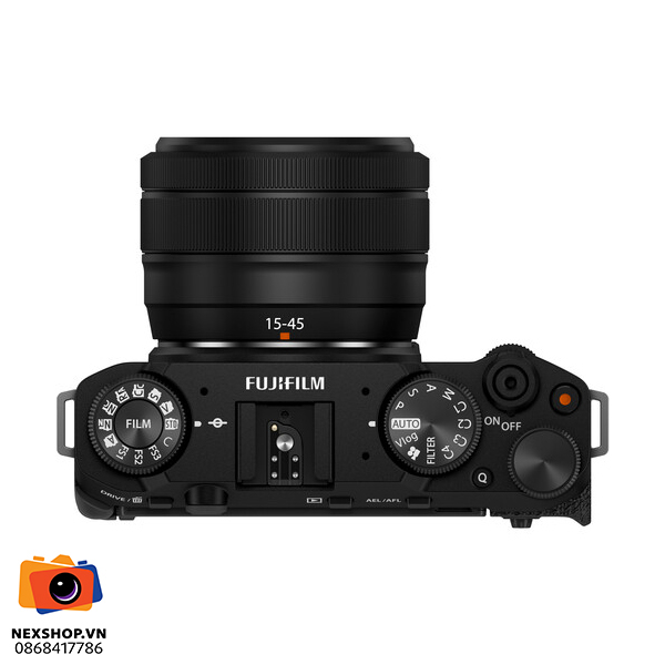 Máy ảnh FUJIFILM X-M5 với ống kính 15-45mm F3.5-5.6 Màu Đen | Hàng chính hãng