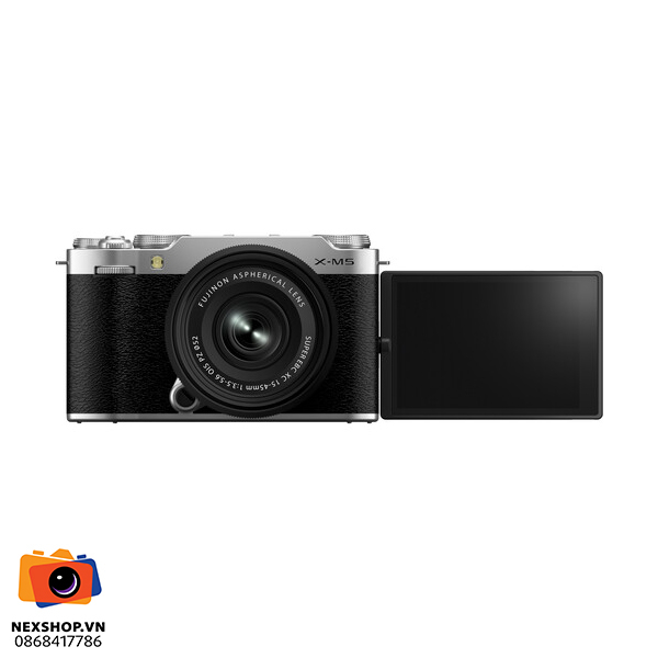 Máy ảnh Fujifilm X-M5 15-45mm F3.5-5.6 Bạc | Chính hãng - khả năng kết nối thiết bị