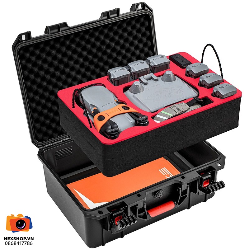 Valy bảo vệ 2 lớp STARTRC cho DJI Air 3S/3 | Chính hãng - mặt sau và phụ kiện đi kèm