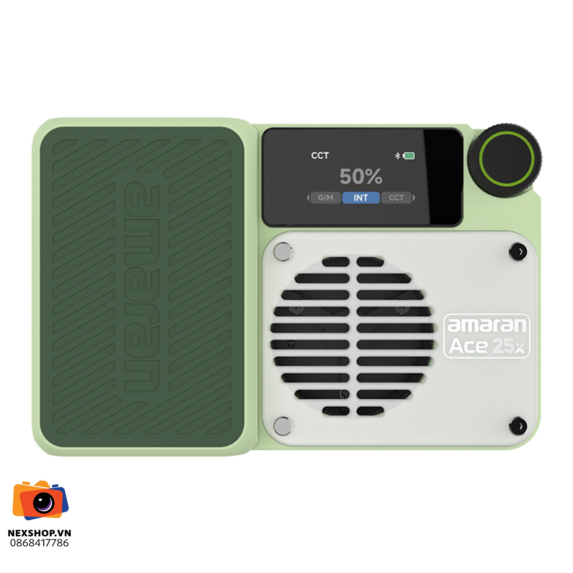 Đèn Amaran ACE 25x Bi-Color | Chính hãng Aputure - cấu hình hộp sạc
