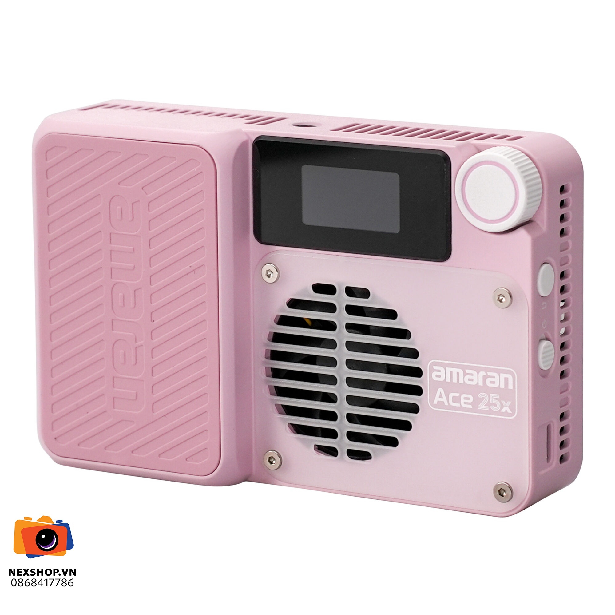 Đèn Amaran ACE 25x Bi-Color | Hồng | Chính hãng Aputure - cấu hình hộp sạc