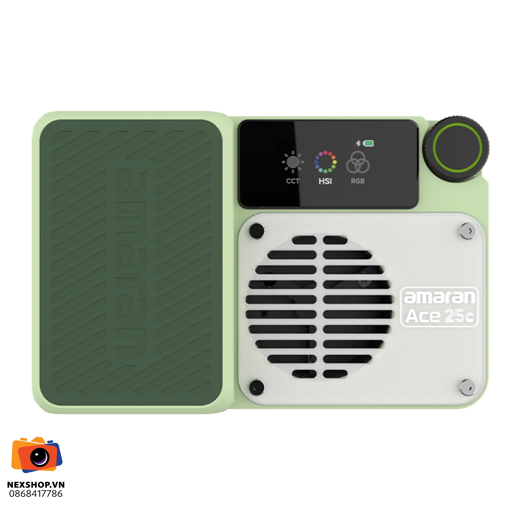 Đèn Amaran ACE 25c Colorful Light | Chính hãng Aputure - cấu hình hộp sạc